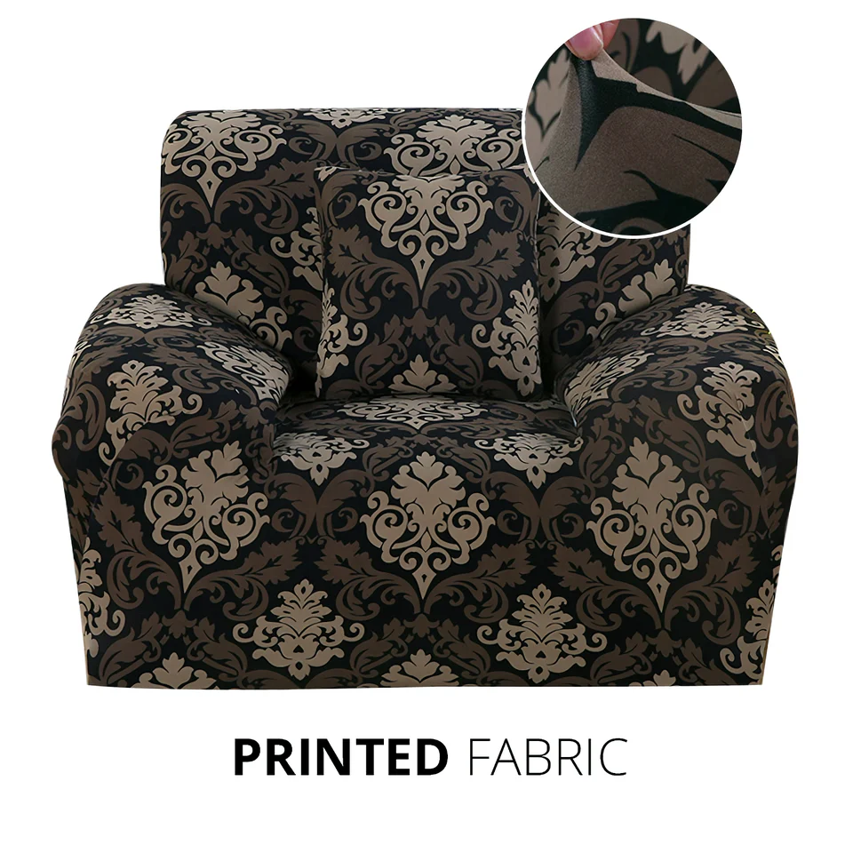 KAS Armchair Cover 4-Styles Elastic Sofa Cover Couch Covers for Living Room Stretchable Slipcover for Chairs - 1 Seater Chair Slip Cover - Image 32