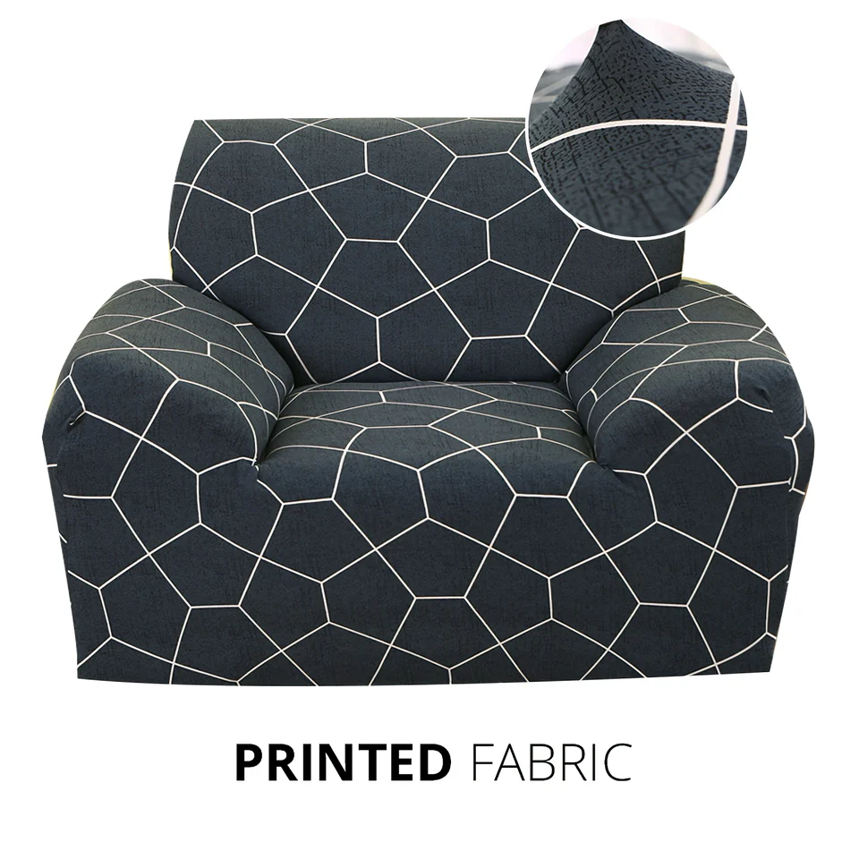 KAS Armchair Cover 4-Styles Elastic Sofa Cover Couch Covers for Living Room Stretchable Slipcover for Chairs - 1 Seater Chair Slip Cover - Image 33