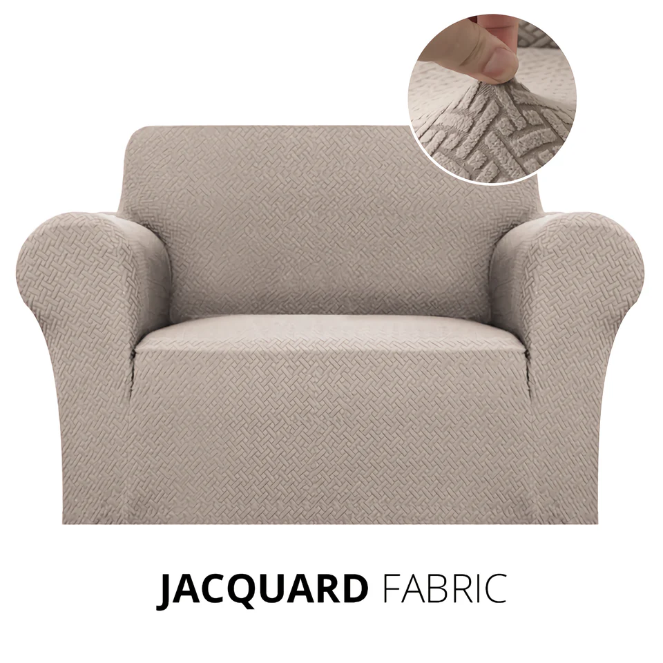KAS Armchair Cover 4-Styles Elastic Sofa Cover Couch Covers for Living Room Stretchable Slipcover for Chairs - 1 Seater Chair Slip Cover - Image 38