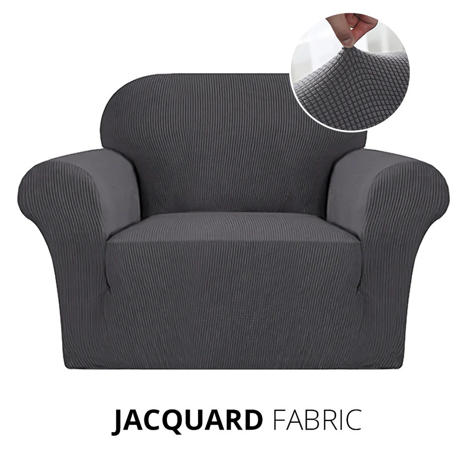 KAS Armchair Cover 4-Styles Elastic Sofa Cover Couch Covers for Living Room Stretchable Slipcover for Chairs - 1 Seater Chair Slip Cover - Image 8