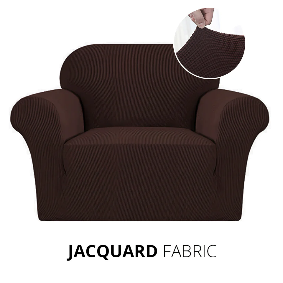 KAS Armchair Cover 4-Styles Elastic Sofa Cover Couch Covers for Living Room Stretchable Slipcover for Chairs - 1 Seater Chair Slip Cover - Image 9
