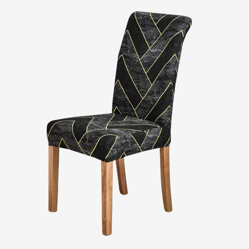 KAS Geometry Chair Cover Elastic Chair Covers Spandex Stretch Anti-dirty Removable Dining Office Chair Case - Image 12