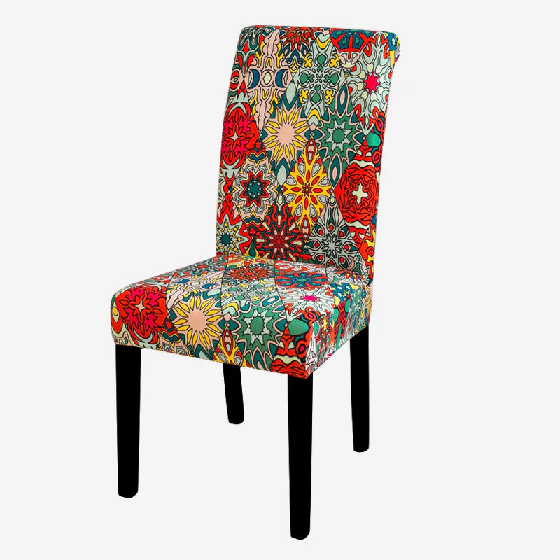 KAS Geometry Chair Cover Elastic Chair Covers Spandex Stretch Anti-dirty Removable Dining Office Chair Case - Image 13