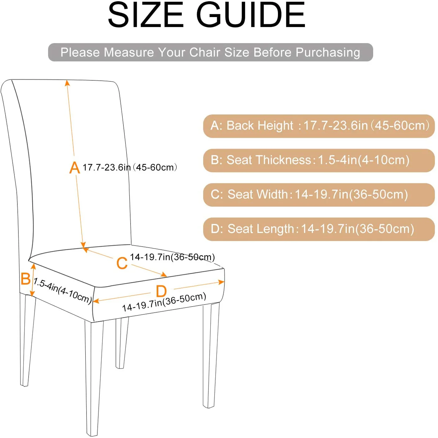 KAS Geometry Chair Cover Elastic Chair Covers Spandex Stretch Anti-dirty Removable Dining Office Chair Case - Image 2