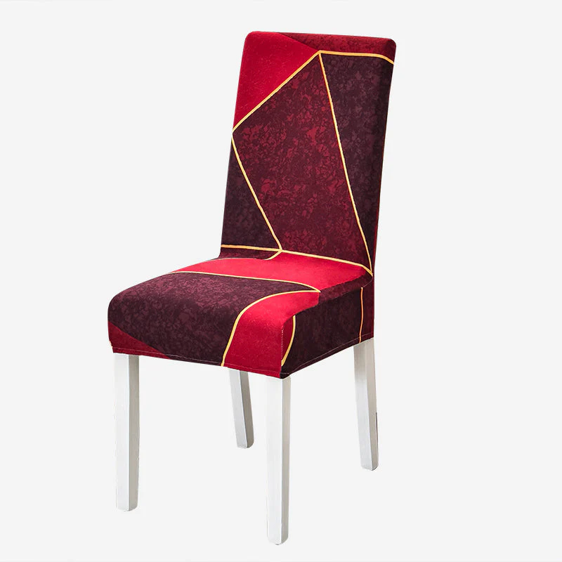 KAS Geometry Chair Cover Elastic Chair Covers Spandex Stretch Anti-dirty Removable Dining Office Chair Case - Image 20