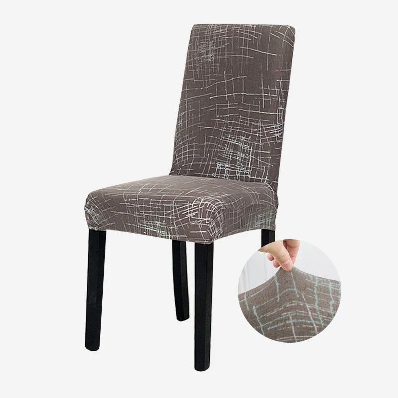 KAS Geometry Chair Cover Elastic Chair Covers Spandex Stretch Anti-dirty Removable Dining Office Chair Case - Image 22
