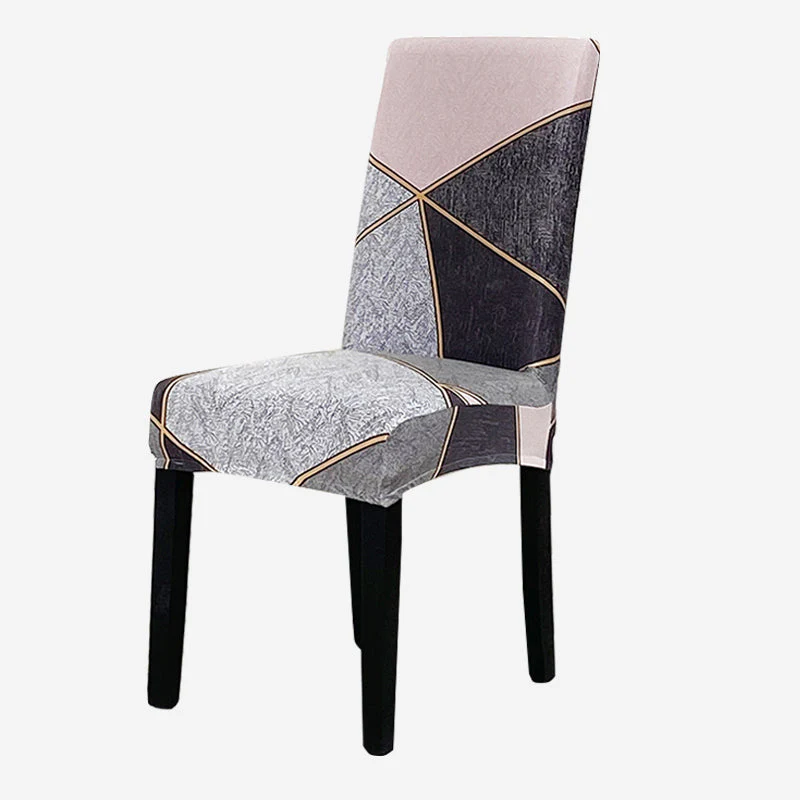 KAS Geometry Chair Cover Elastic Chair Covers Spandex Stretch Anti-dirty Removable Dining Office Chair Case - Image 32