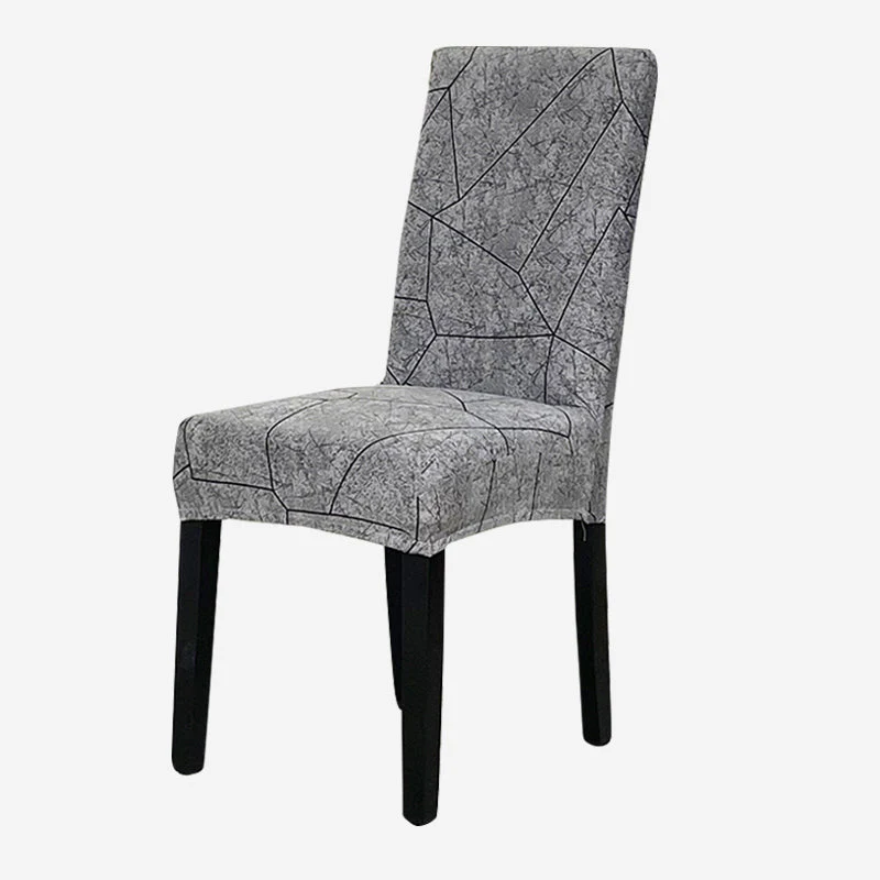 KAS Geometry Chair Cover Elastic Chair Covers Spandex Stretch Anti-dirty Removable Dining Office Chair Case - Image 34