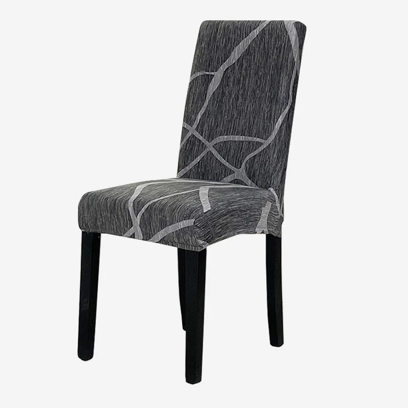 KAS Geometry Chair Cover Elastic Chair Covers Spandex Stretch Anti-dirty Removable Dining Office Chair Case - Image 35