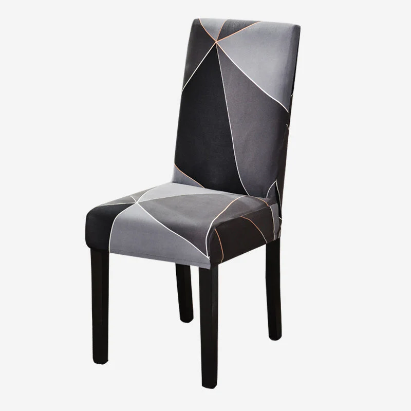 KAS Geometry Chair Cover Elastic Chair Covers Spandex Stretch Anti-dirty Removable Dining Office Chair Case - Image 36