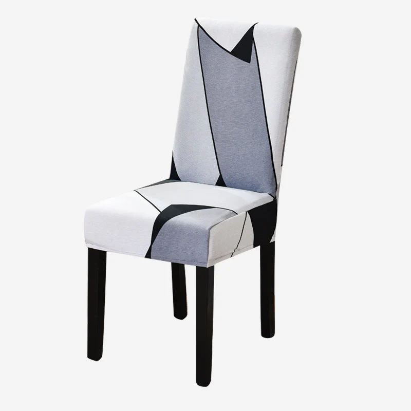 KAS Geometry Chair Cover Elastic Chair Covers Spandex Stretch Anti-dirty Removable Dining Office Chair Case - Image 37