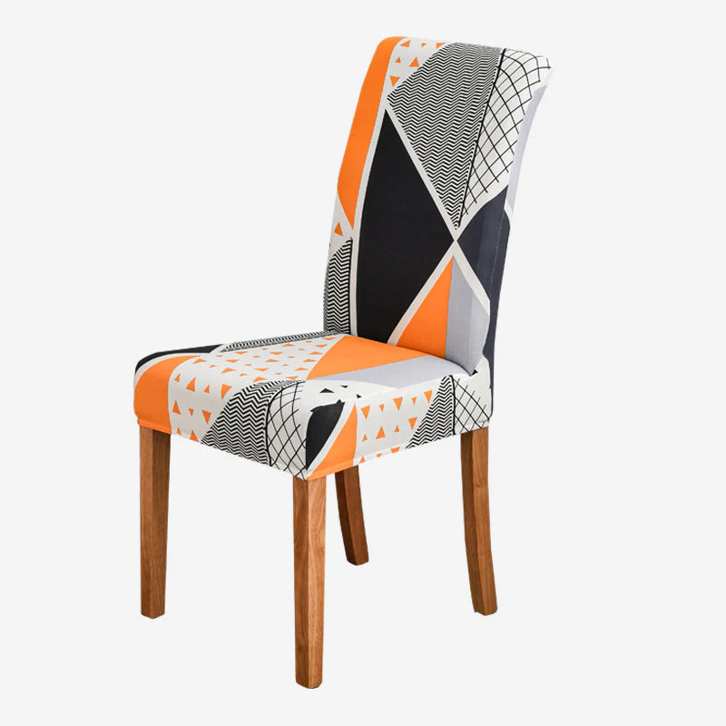 KAS Geometry Chair Cover Elastic Chair Covers Spandex Stretch Anti-dirty Removable Dining Office Chair Case - Image 8