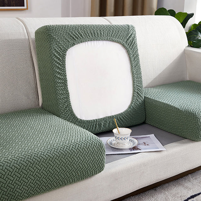 KAS Jacquard Sofa Seat Cushion Cover Furniture Protector for Anti-dust Removable Slipcover for Kids & Pets - Image 3