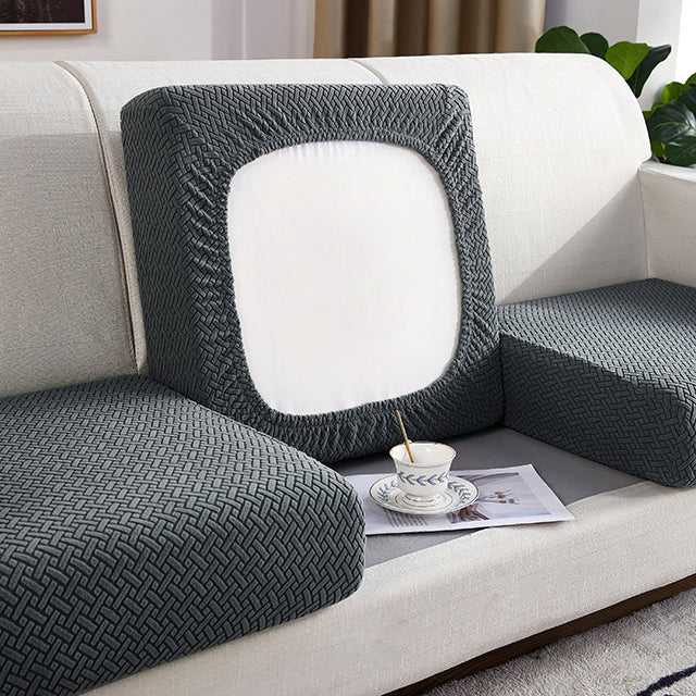 KAS Jacquard Sofa Seat Cushion Cover Furniture Protector for Anti-dust Removable Slipcover for Kids & Pets - Image 4