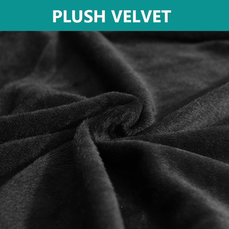 KAS Soft Plush Velvet Recliner Chair Cover - Fleece Armchair Slipcover with Pocket - 4 Pieces Furniture Cover Protector for Reclining Chair - Image 2