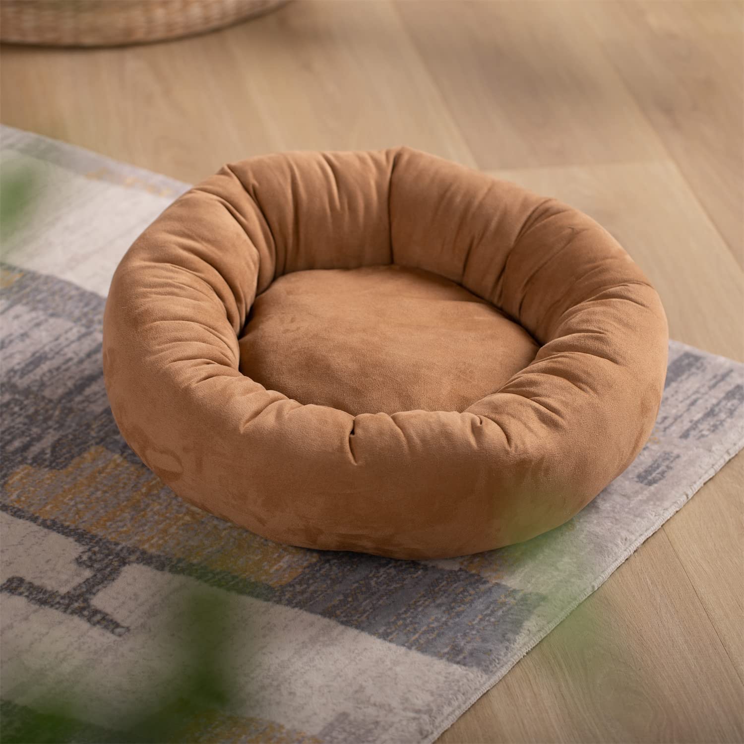 Kasentex Donut Design Round Dog Bed, Anti Slip and Machine Washable - Image 16