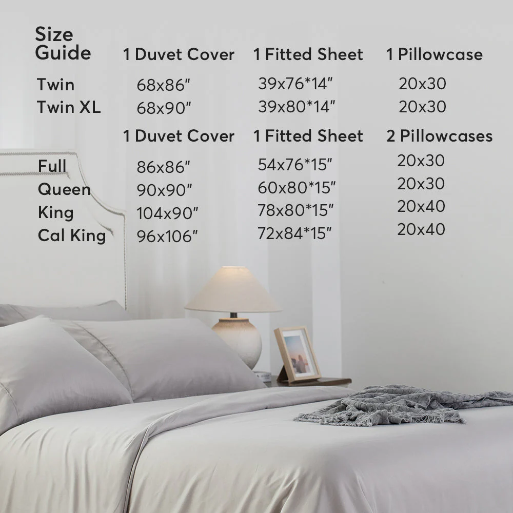 Kasentex Duvet Cover Bedding Set with Duvet Cover, Pillowcase, Fitted Sheet, Hypoallergenic and Breathable, Room Decor, Graduation Gifts - Image 10
