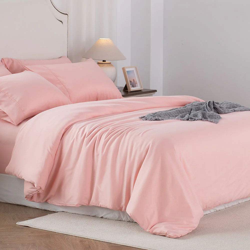 Kasentex Duvet Cover Bedding Set with Duvet Cover, Pillowcase, Fitted Sheet, Hypoallergenic and Breathable, Room Decor, Graduation Gifts - Image 13