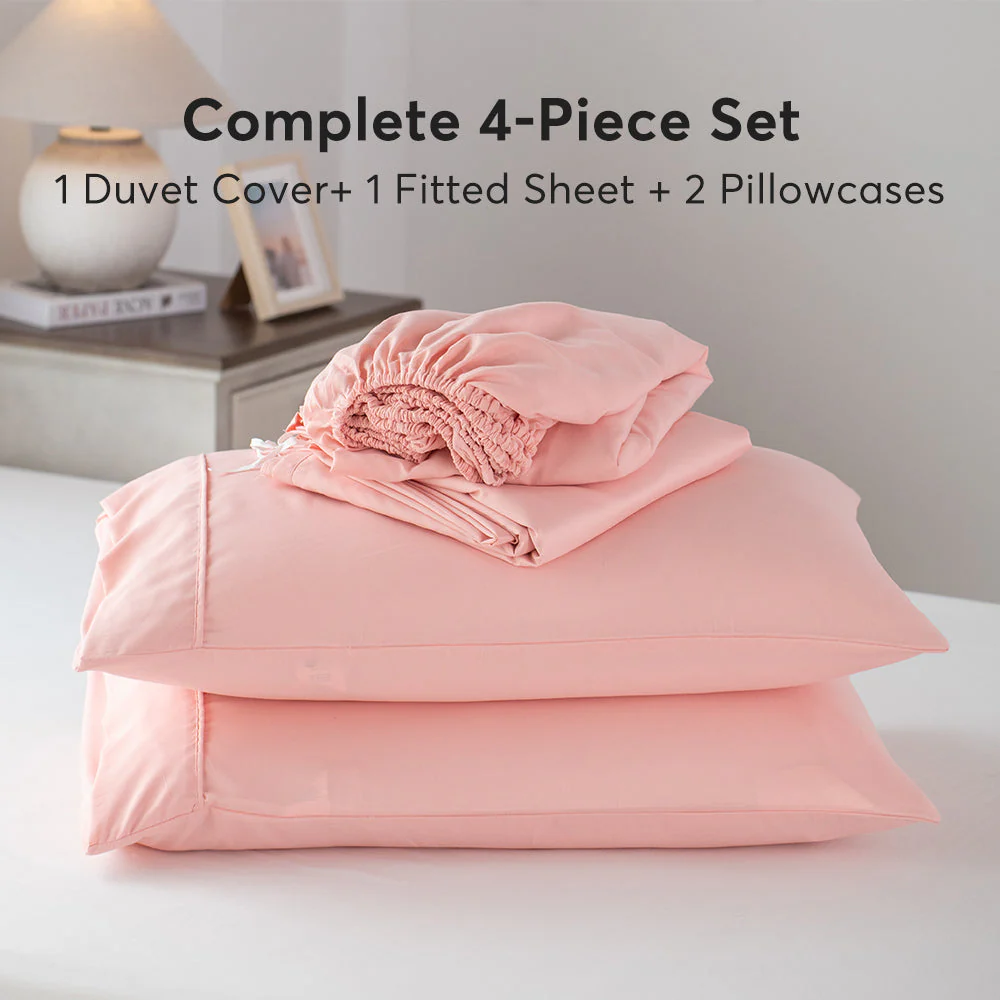 Kasentex Duvet Cover Bedding Set with Duvet Cover, Pillowcase, Fitted Sheet, Hypoallergenic and Breathable, Room Decor, Graduation Gifts - Image 14
