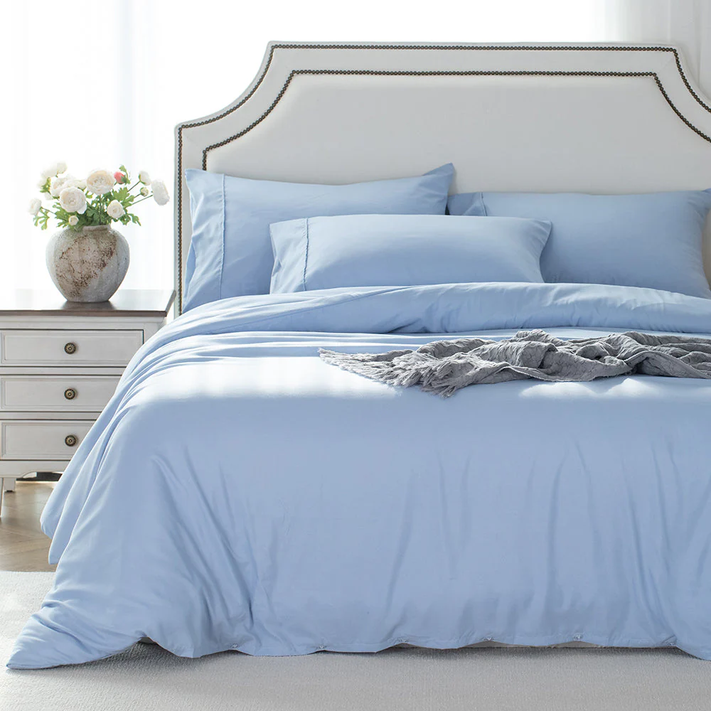 Kasentex Duvet Cover Bedding Set with Duvet Cover, Pillowcase, Fitted Sheet, Hypoallergenic and Breathable, Room Decor, Graduation Gifts - Image 2