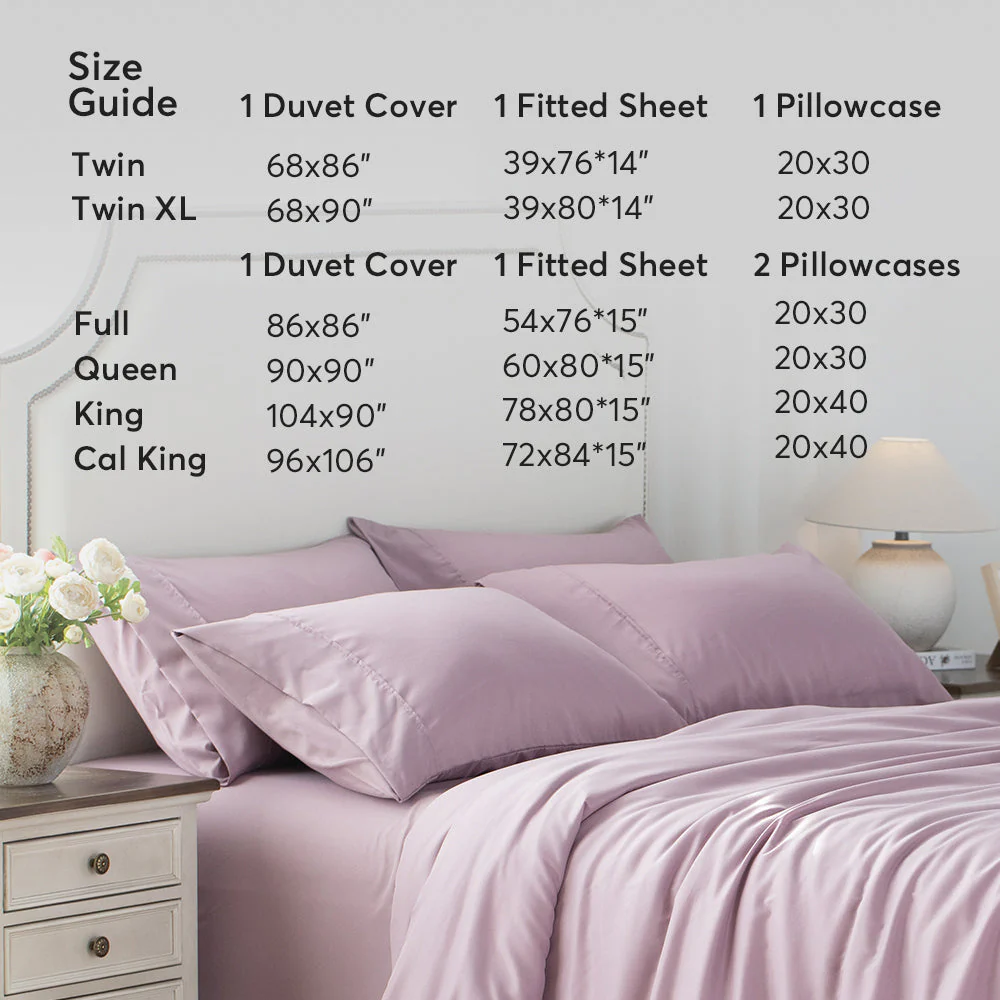 Kasentex Duvet Cover Bedding Set with Duvet Cover, Pillowcase, Fitted Sheet, Hypoallergenic and Breathable, Room Decor, Graduation Gifts - Image 20