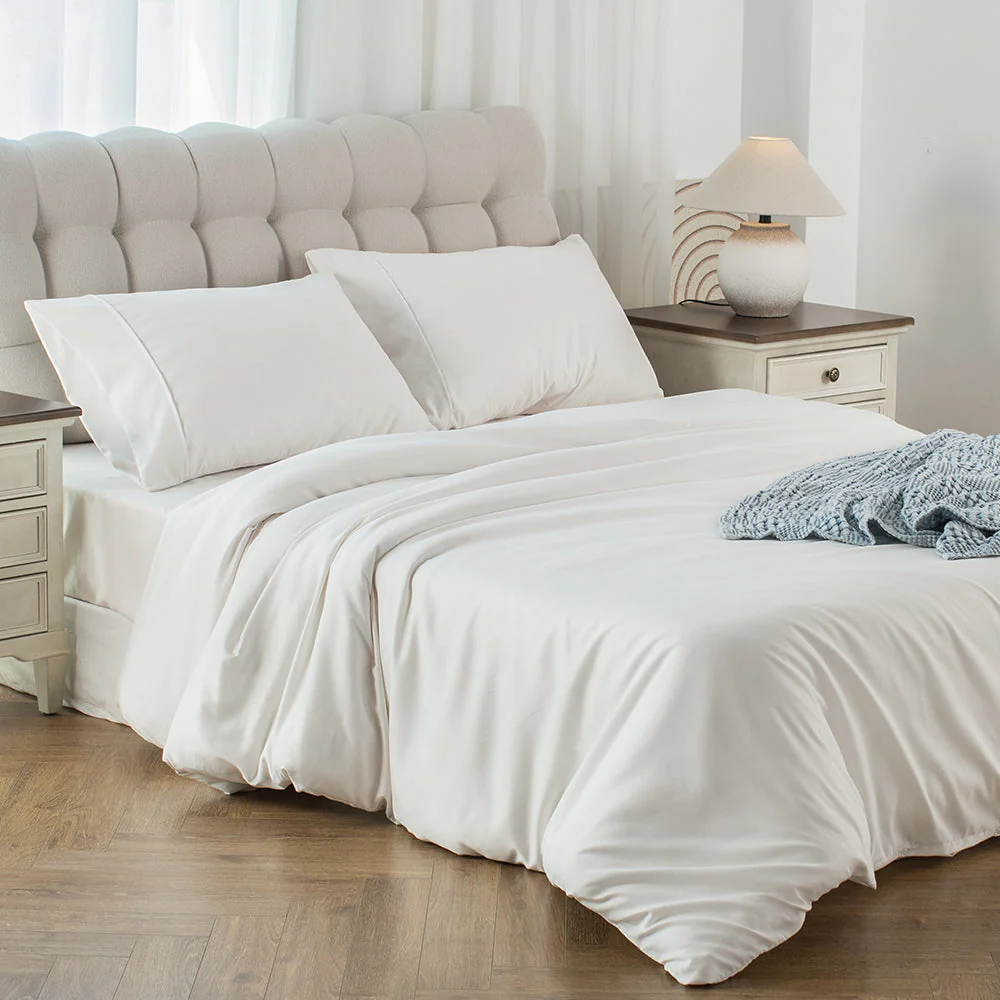 Kasentex Duvet Cover Bedding Set with Duvet Cover, Pillowcase, Fitted Sheet, Hypoallergenic and Breathable, Room Decor, Graduation Gifts - Image 23