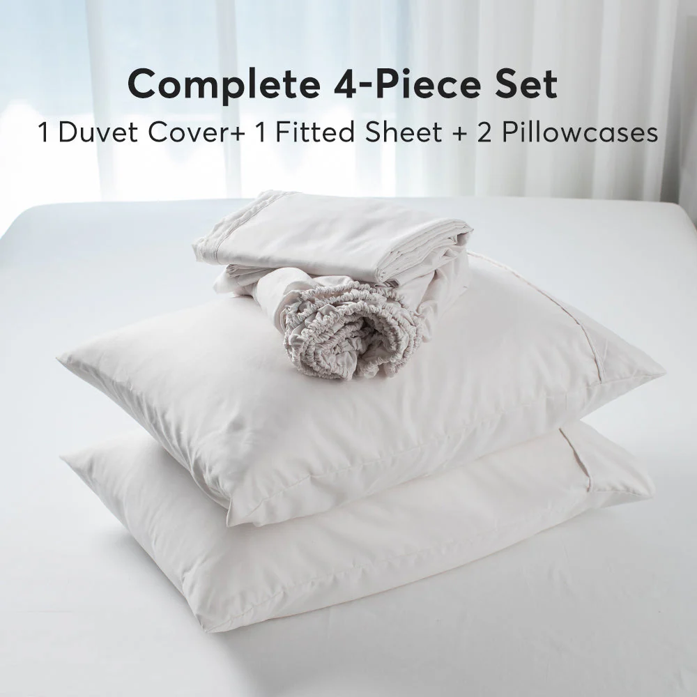 Kasentex Duvet Cover Bedding Set with Duvet Cover, Pillowcase, Fitted Sheet, Hypoallergenic and Breathable, Room Decor, Graduation Gifts - Image 25