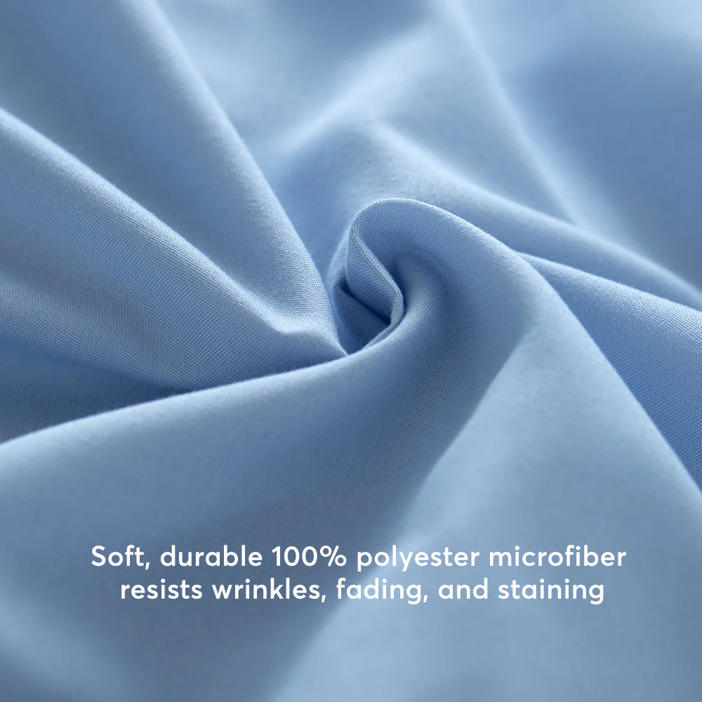 Kasentex Duvet Cover Bedding Set with Duvet Cover, Pillowcase, Fitted Sheet, Hypoallergenic and Breathable, Room Decor, Graduation Gifts - Image 5