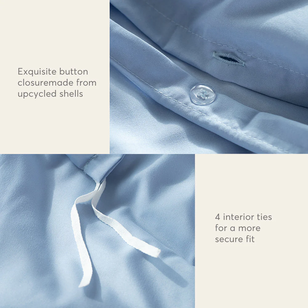 Kasentex Duvet Cover Bedding Set with Duvet Cover, Pillowcase, Fitted Sheet, Hypoallergenic and Breathable, Room Decor, Graduation Gifts - Image 7