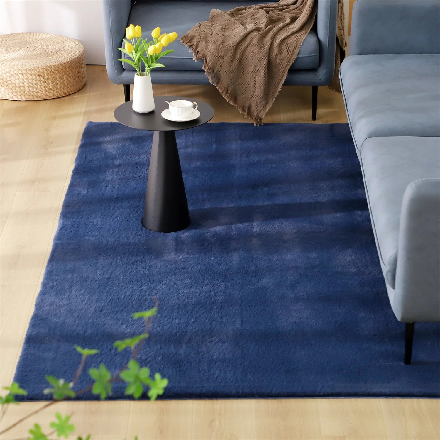 Kasentex Fluffy Elegant Faux Fur Area Rugs, Ultra Soft, Room Decor, Graduation Gifts, Fathers Day Gift, Mom Gift - Image 15