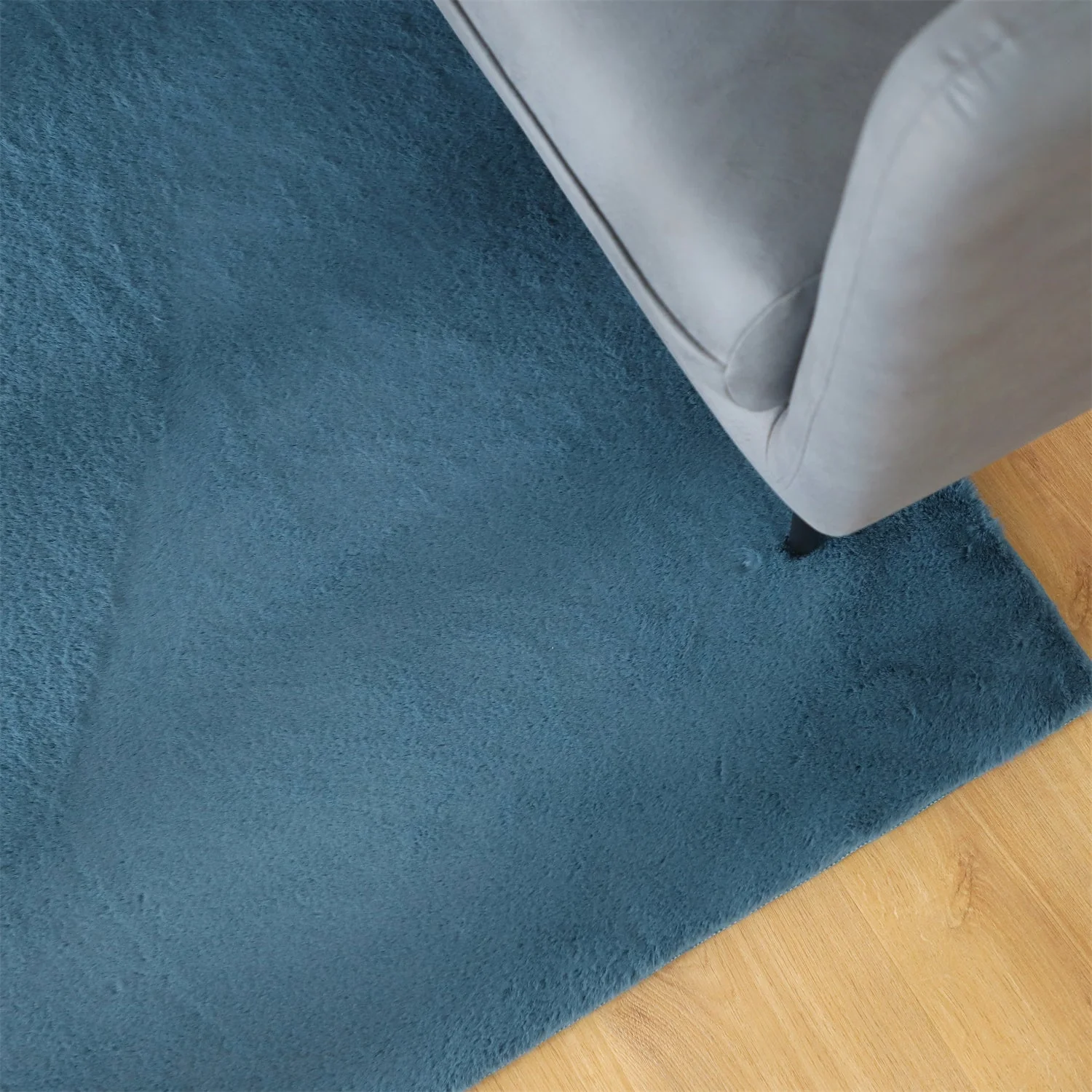 Kasentex Fluffy Elegant Faux Fur Area Rugs, Ultra Soft, Room Decor, Graduation Gifts, Fathers Day Gift, Mom Gift - Image 3