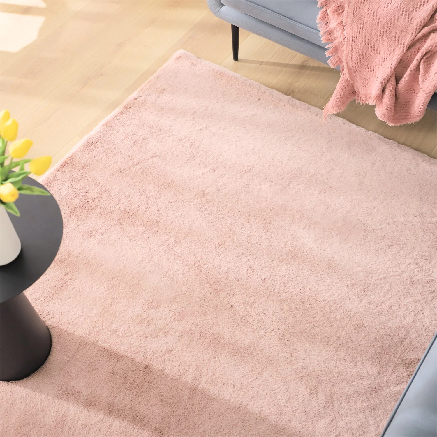 Kasentex Fluffy Elegant Faux Fur Area Rugs, Ultra Soft, Room Decor, Graduation Gifts, Fathers Day Gift, Mom Gift - Image 50