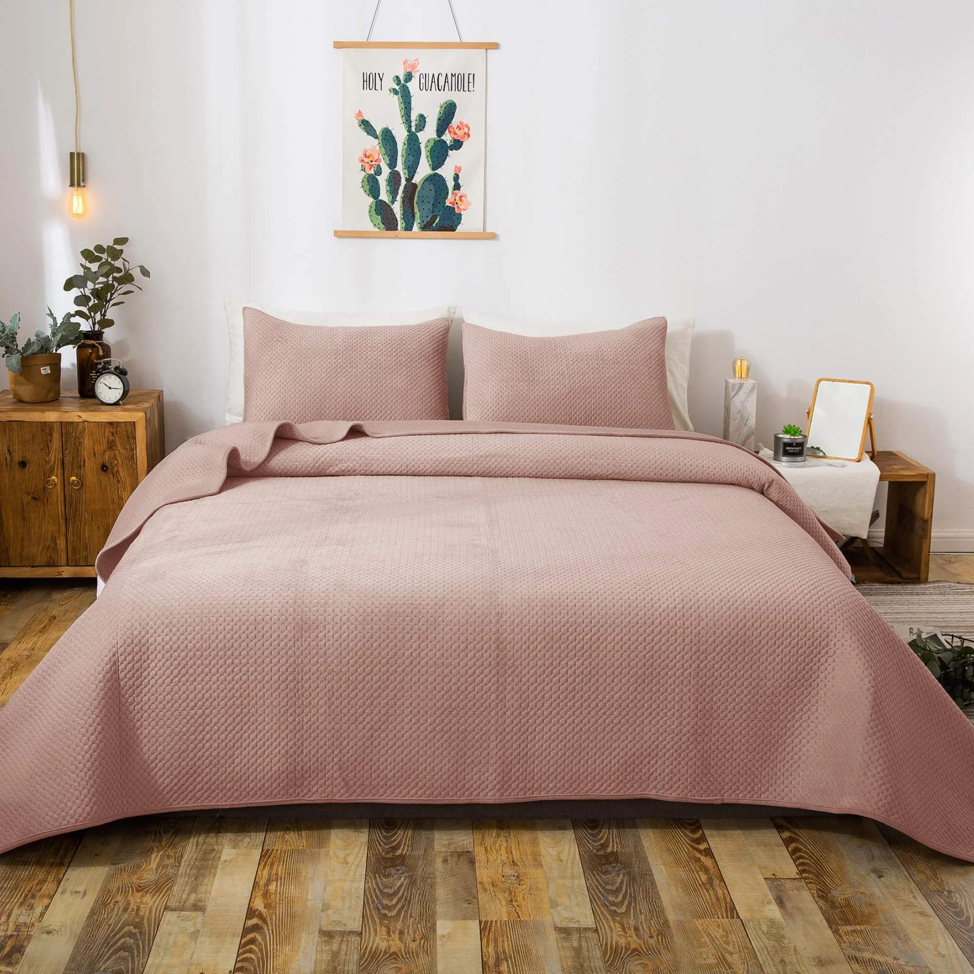 Kasentex Ultra Soft Plush Poly-Velvet Quilt Set, Queen, King, Room Decor, Graduation Gifts, Fathers Day Gift - Image 17