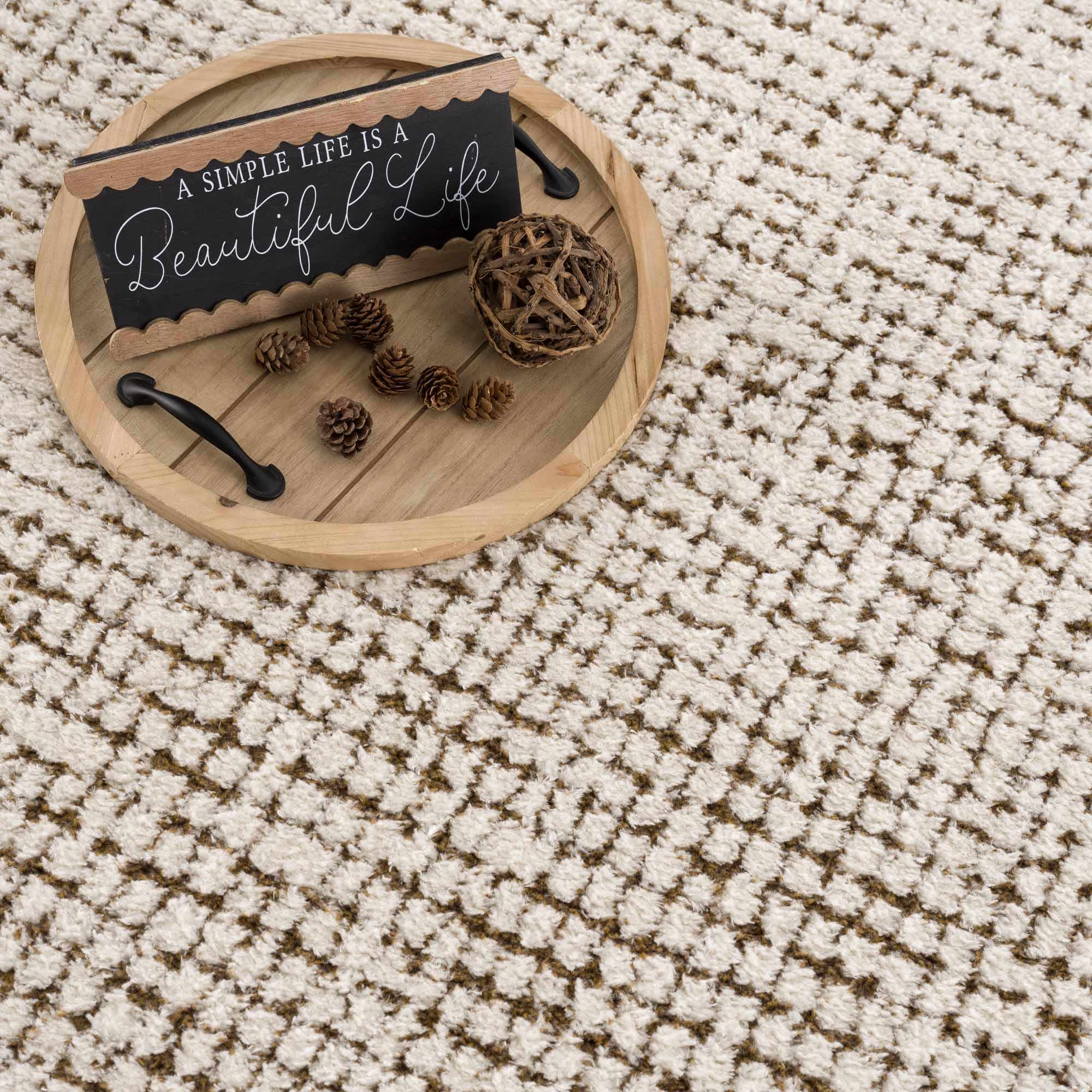 Keita Cream & Brown Area Rug - Image 13