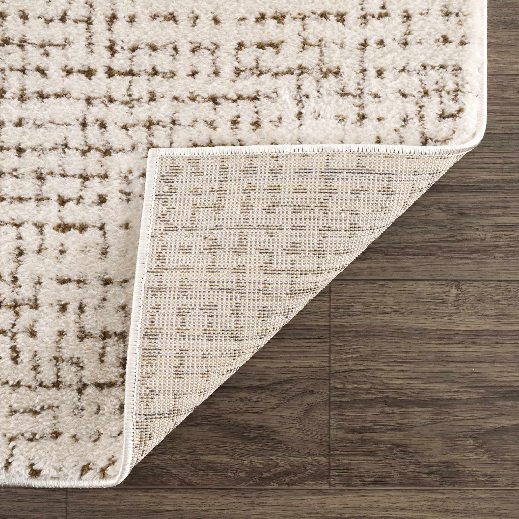 Keita Cream & Brown Area Rug - Image 6