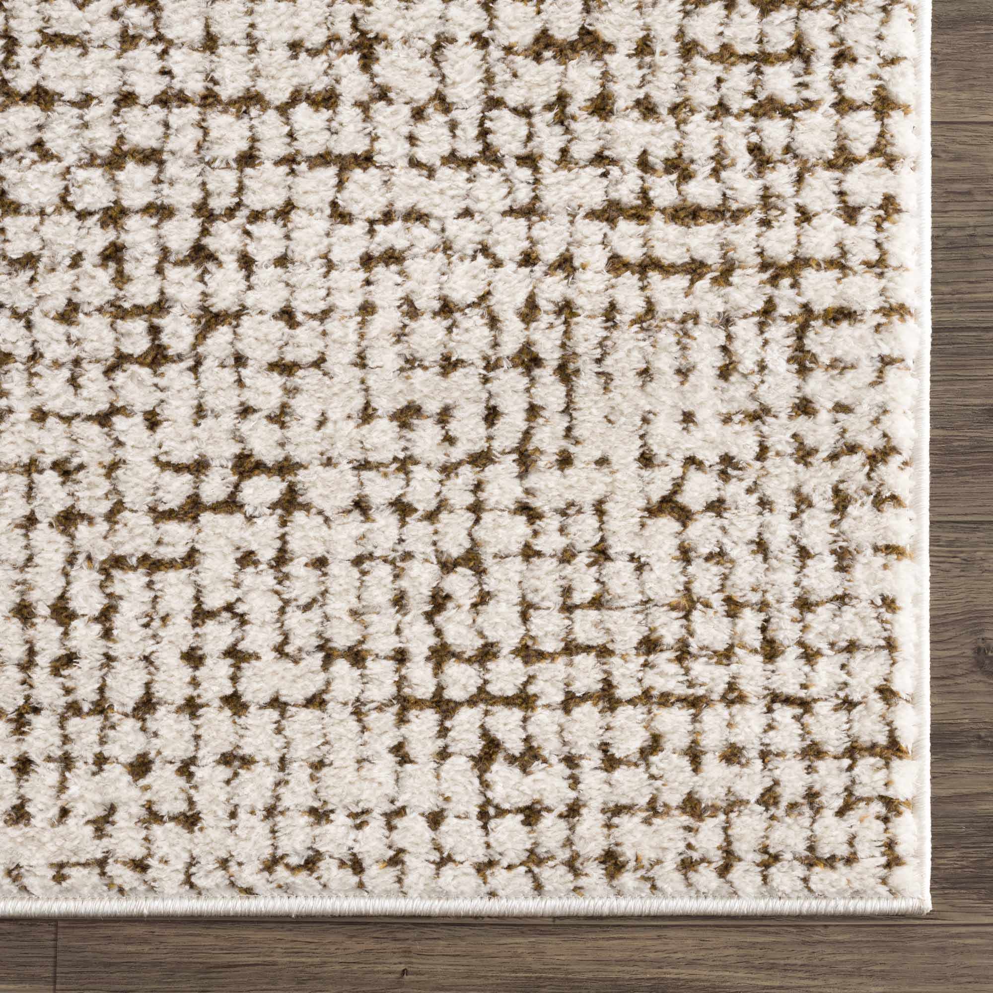 Keita Cream & Brown Area Rug - Image 9