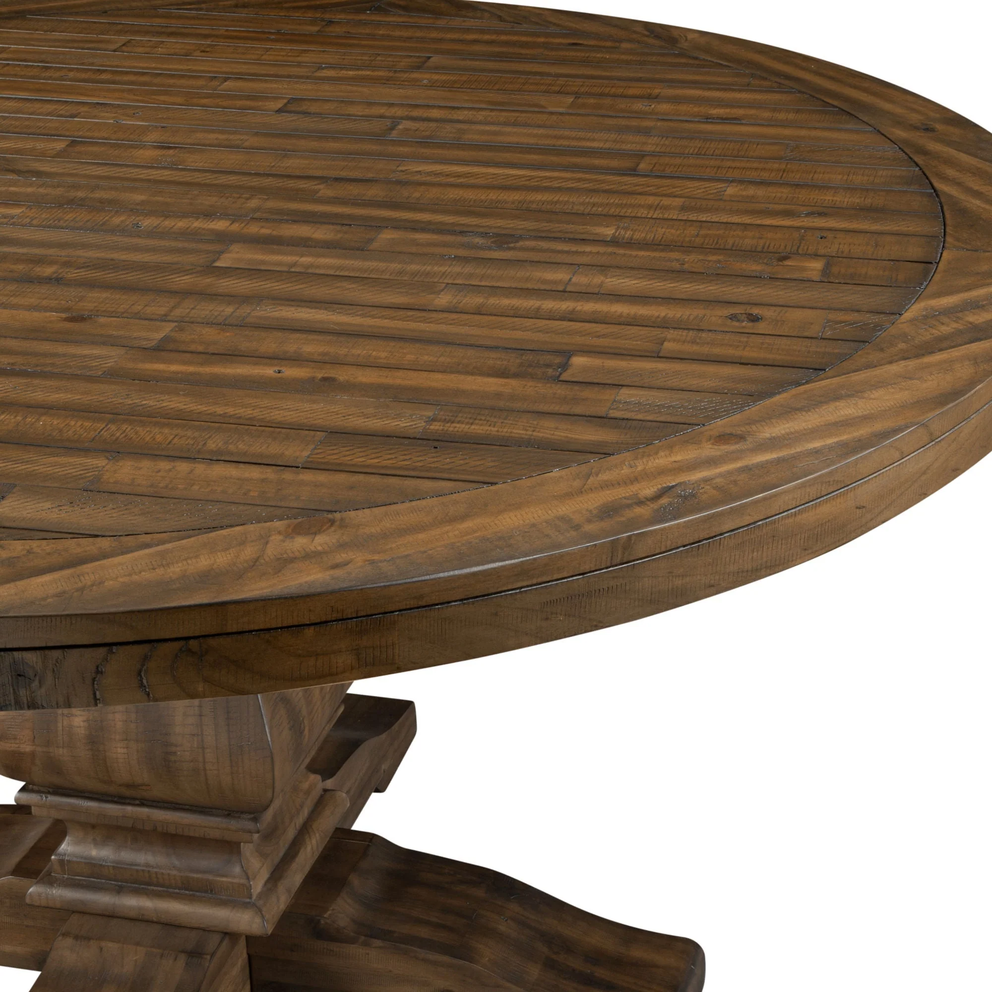 Kensington Round Dining Table, Walnut - Image 4