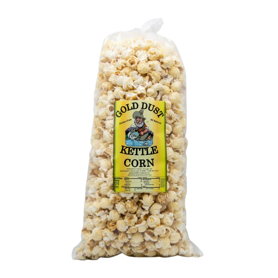Kettle Corn | 8 oz | Pack of 2 | Non-GMO | Gold Dust Kettle Corn - Image 2