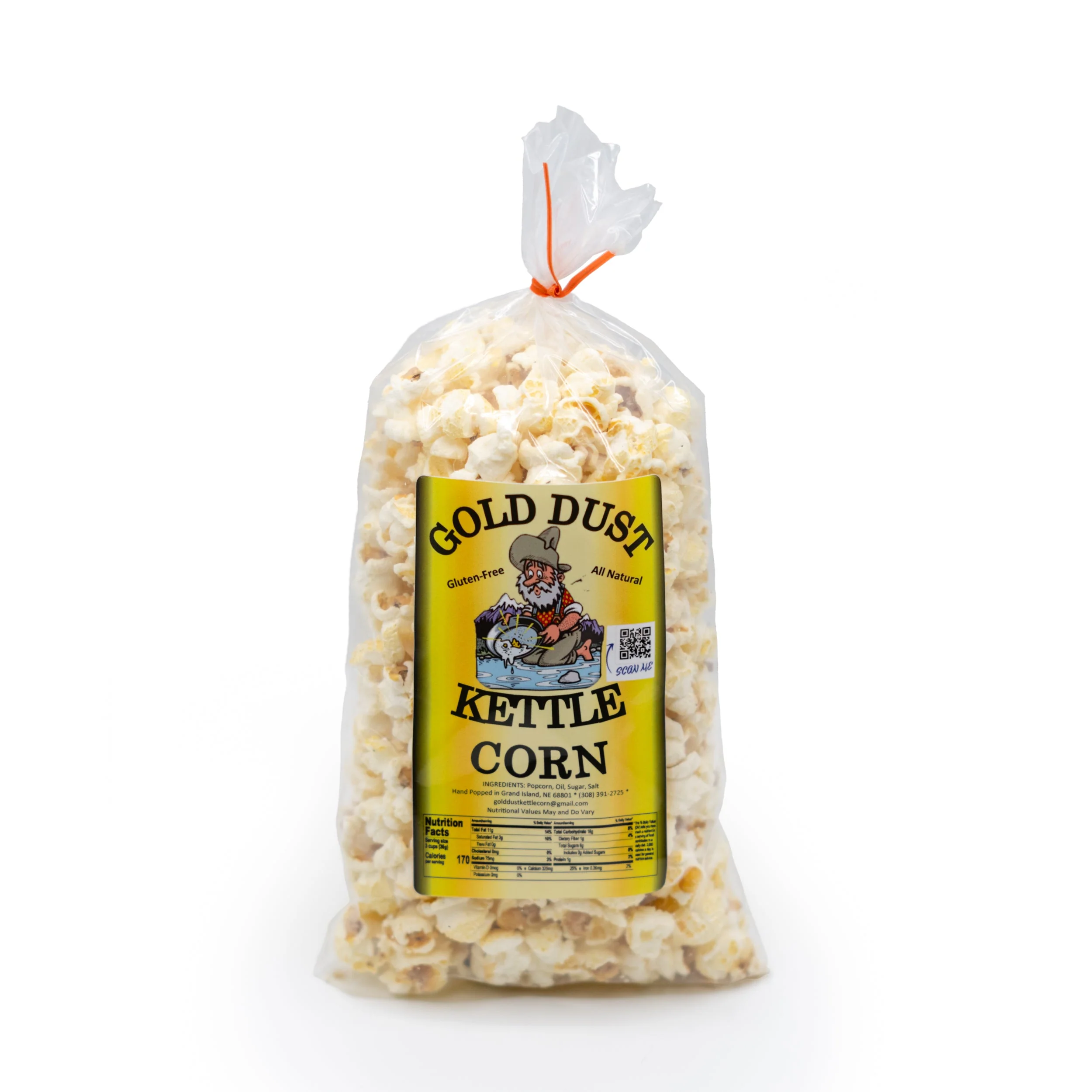 Kettle Corn | Pack of 2 | 2.5 oz | Gluten Free & Non-GMO | Gold Dust Kettle Corn - Image 2