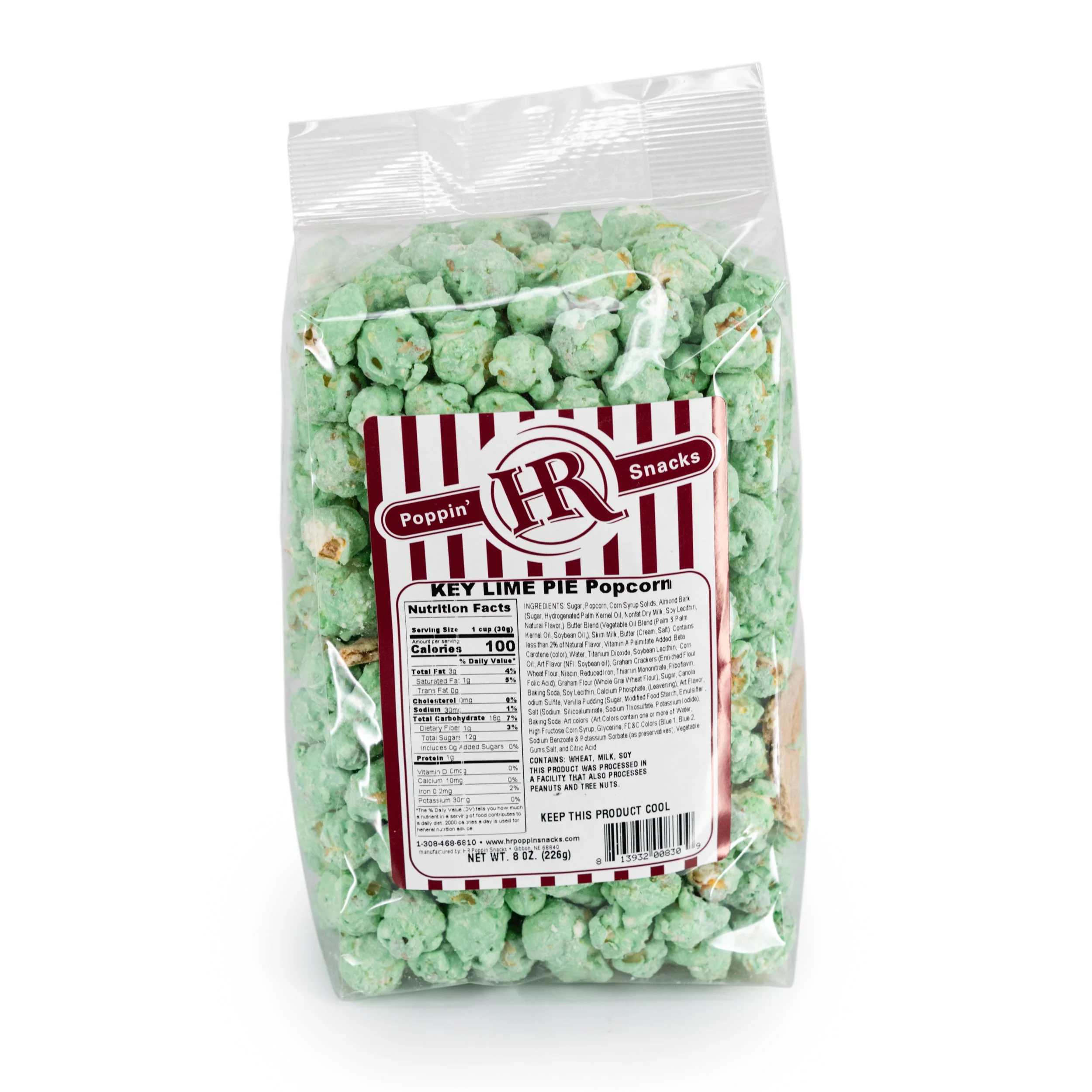 Key Lime Popcorn | Pack of 2 | 8 oz | HR Poppin' Snacks - Image 2