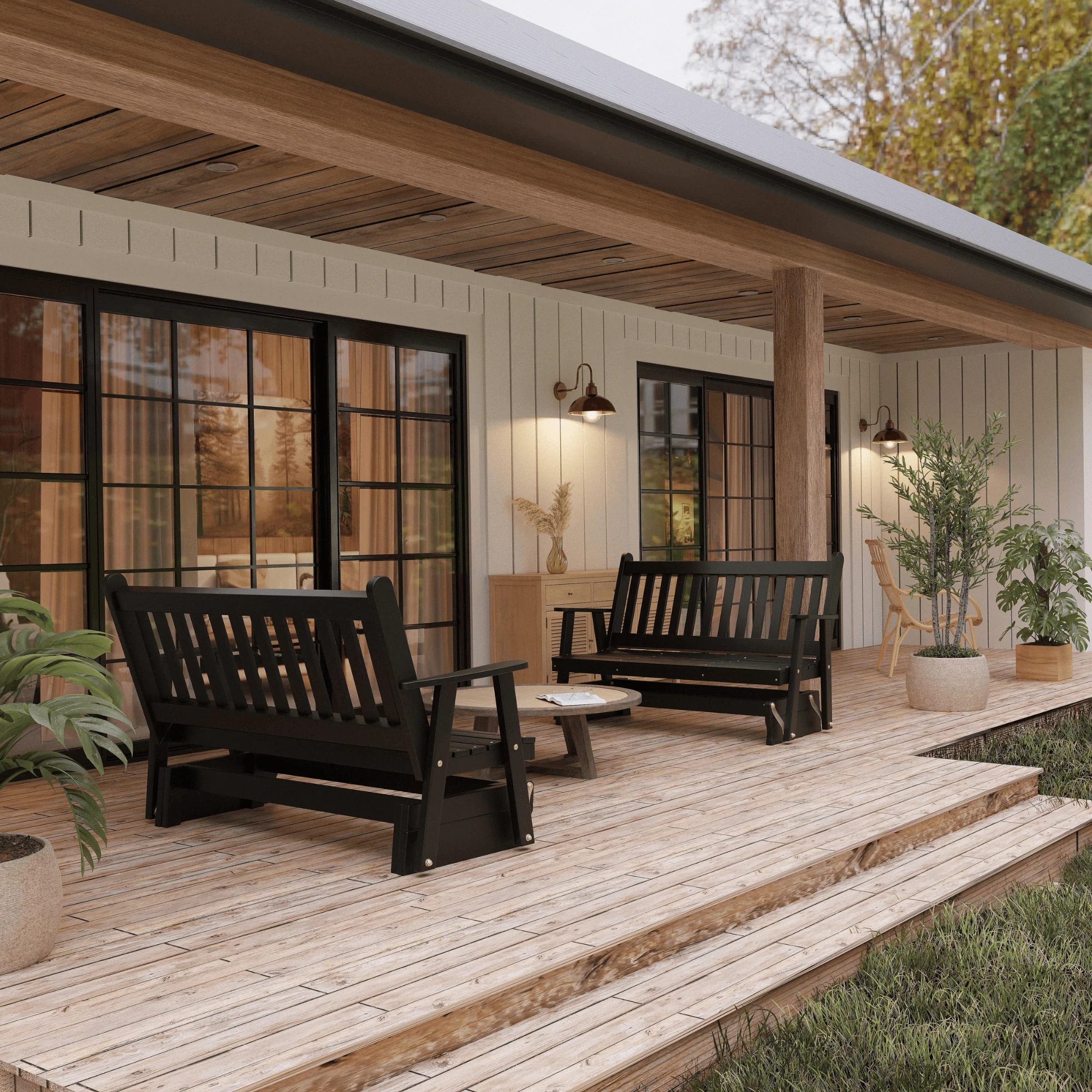 Keystone Amish Co. Franklin Porch Glider - Image 2