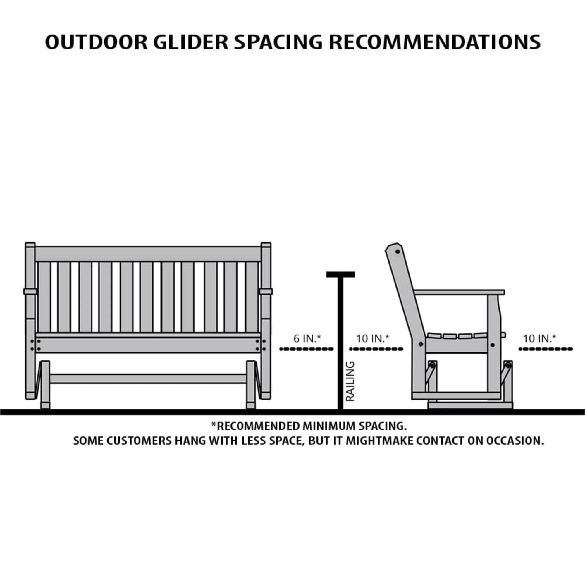 Keystone Amish Co. Franklin Porch Glider - Image 39