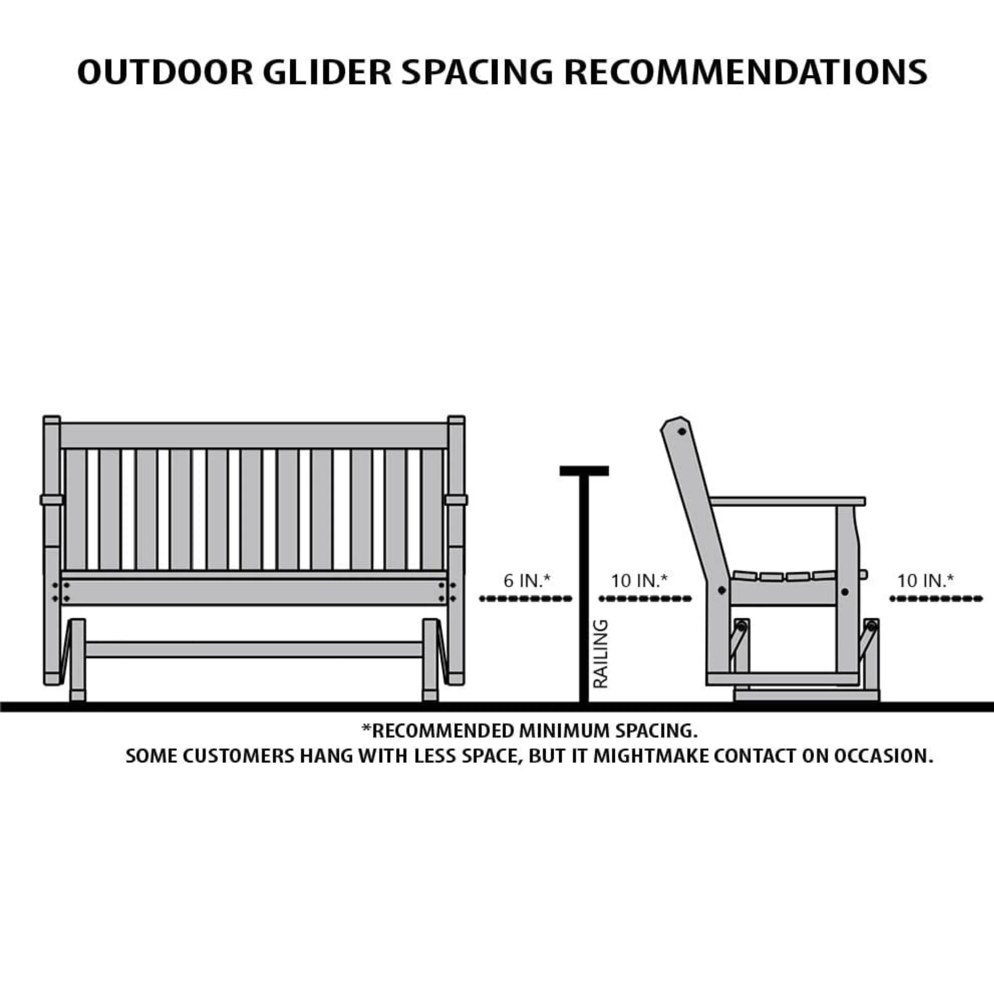 Keystone Amish Co. Franklin Red Cedar Porch Glider - Image 13