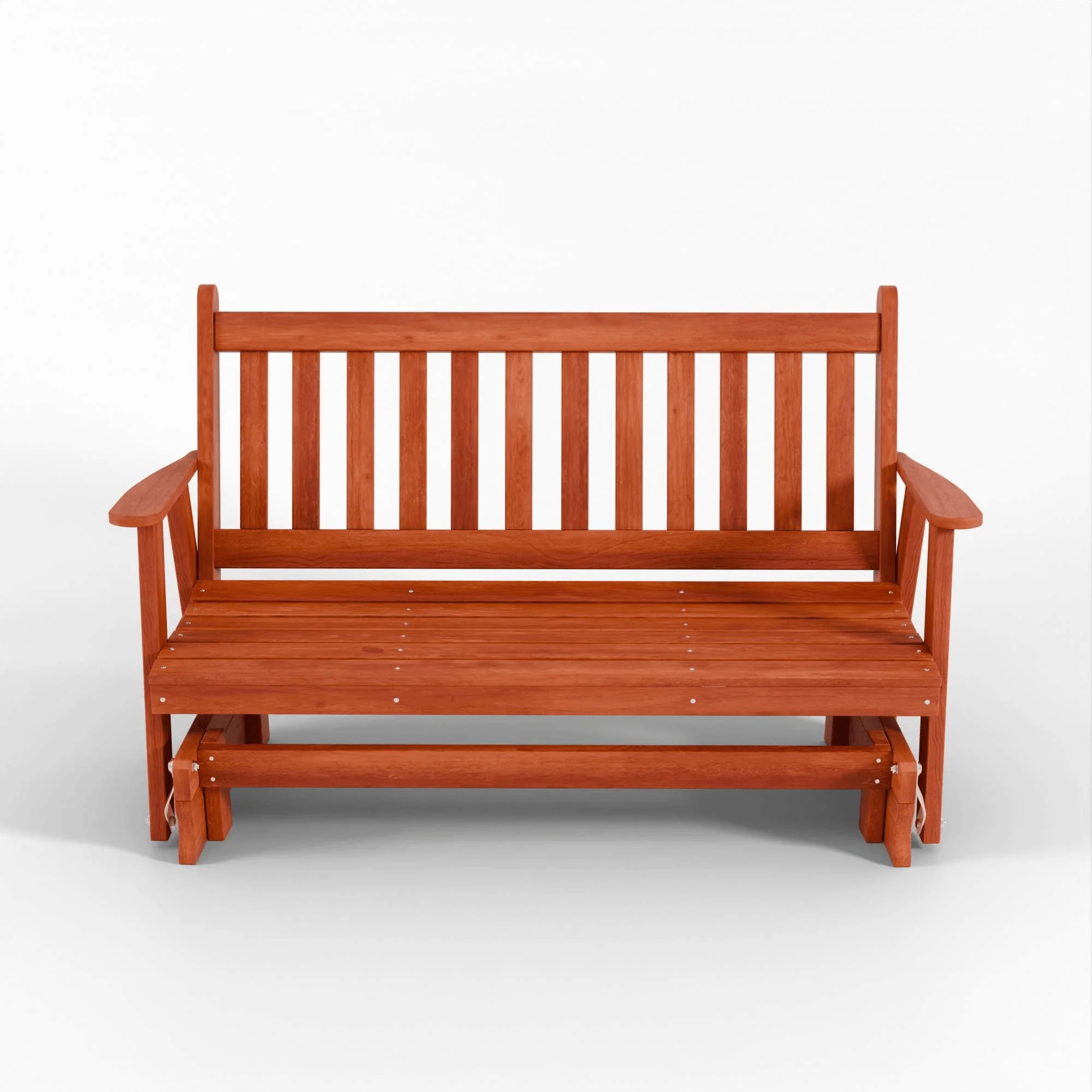 Keystone Amish Co. Franklin Red Cedar Porch Glider - Image 4