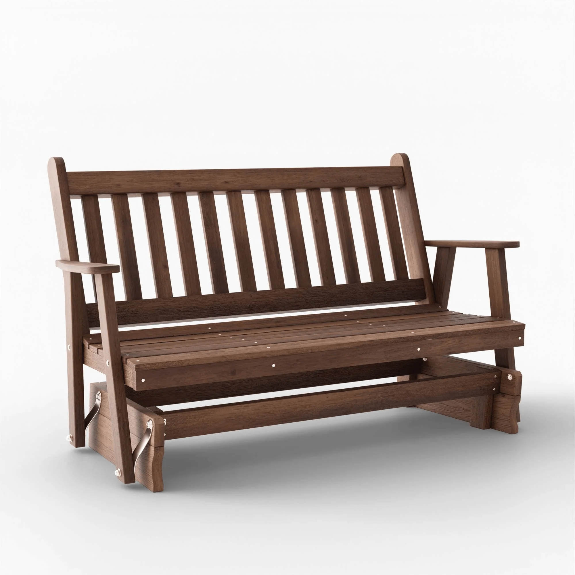 Keystone Amish Co. Franklin Red Cedar Porch Glider - Image 7
