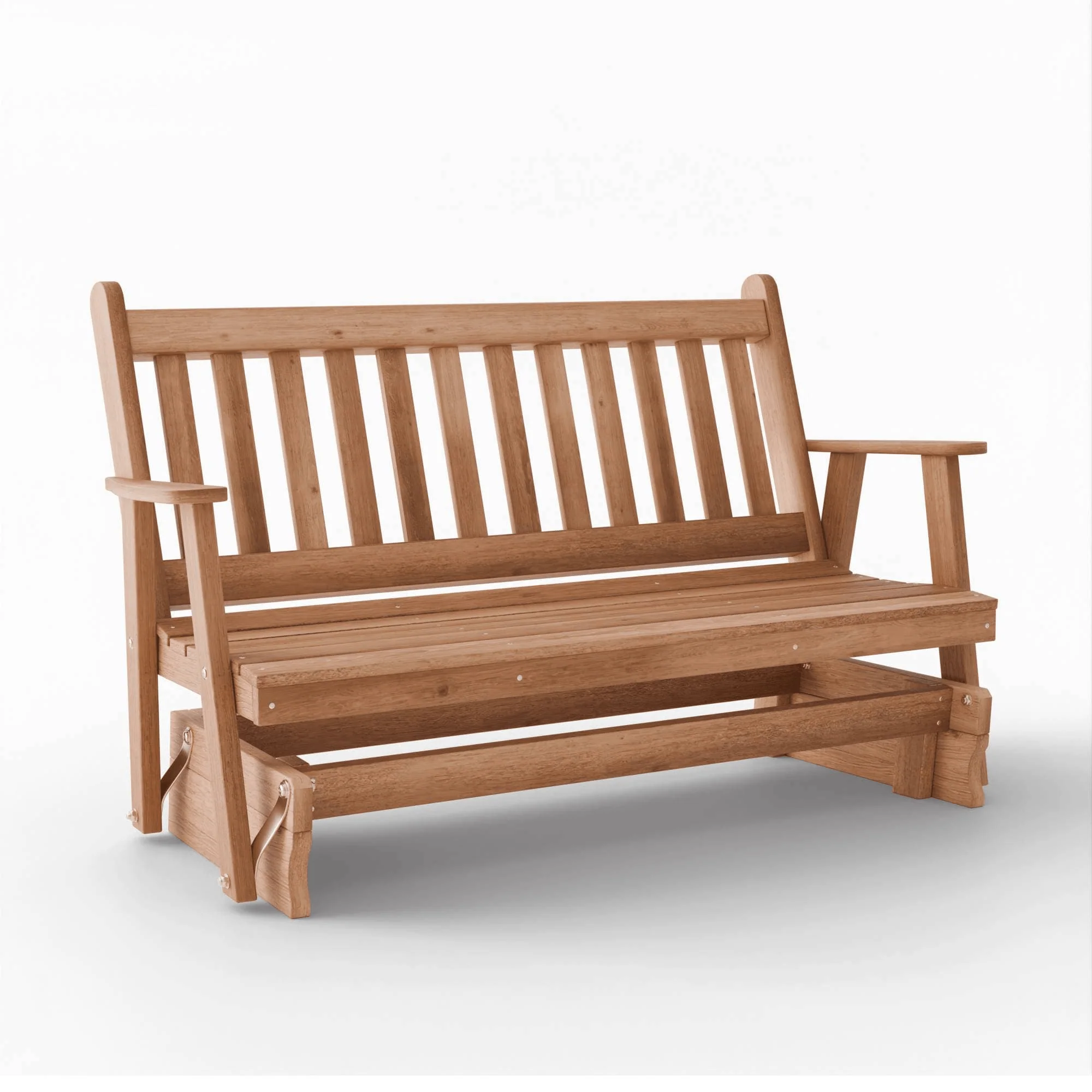 Keystone Amish Co. Franklin Red Cedar Porch Glider - Image 9