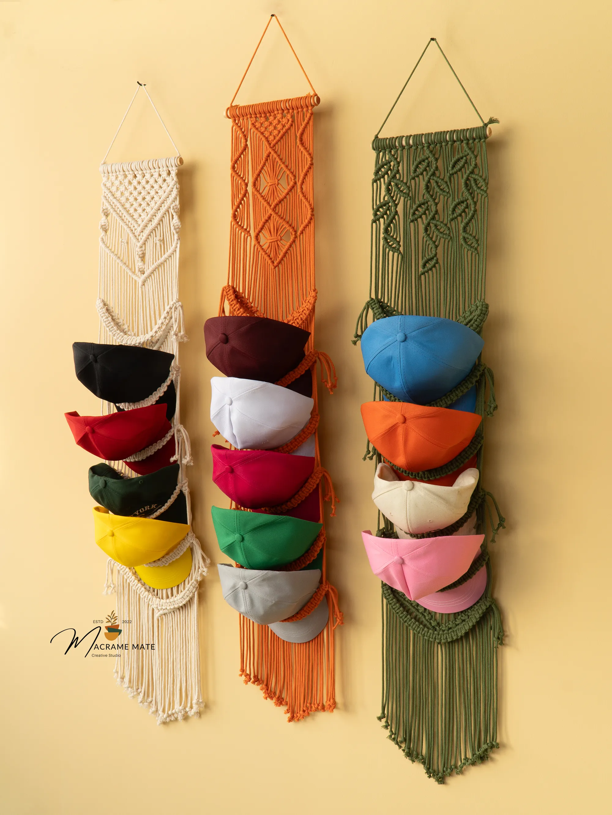 Kica Macrame Baseball Hat Holders - Image 11