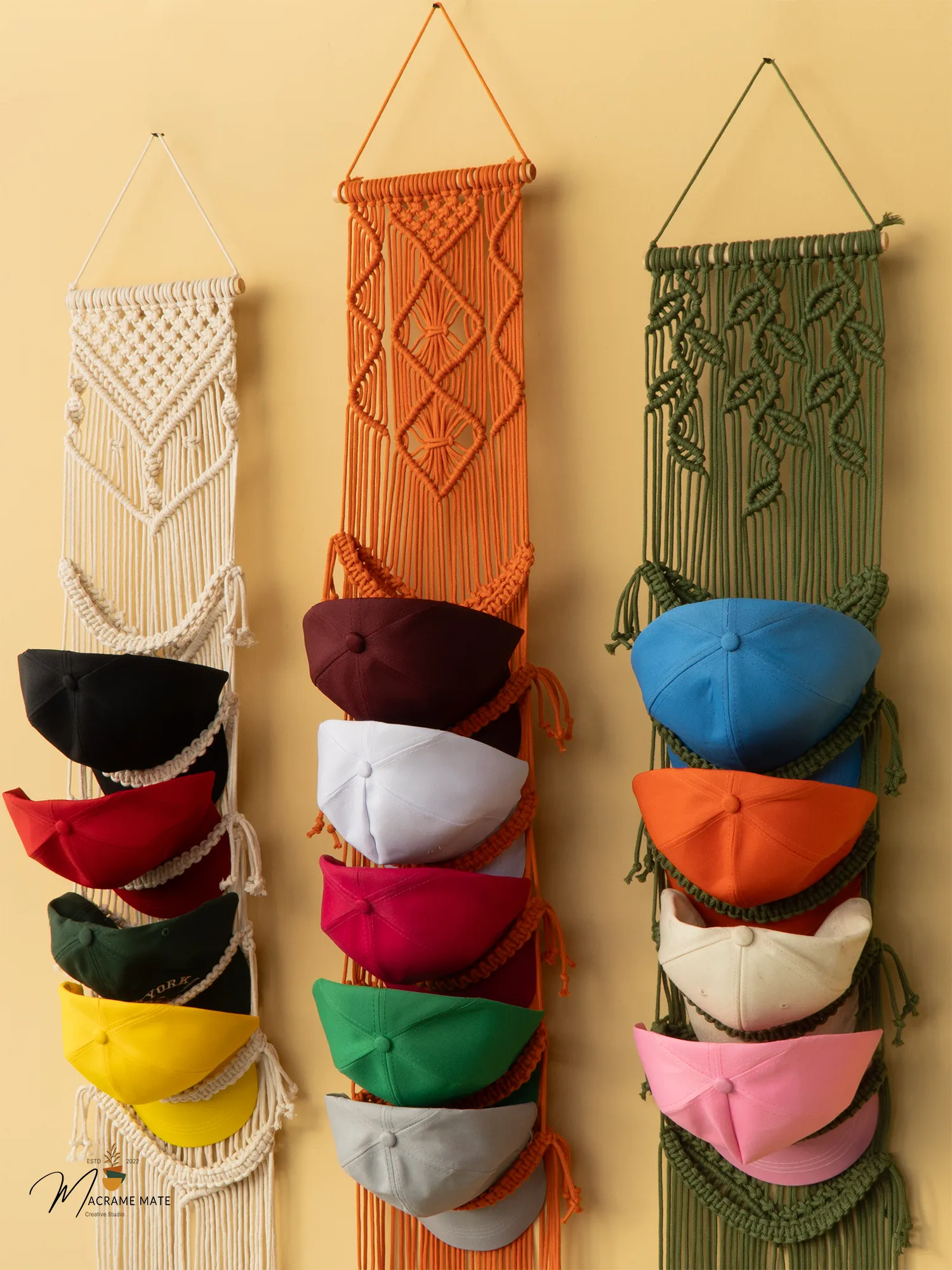Kica Macrame Baseball Hat Holders - Image 9