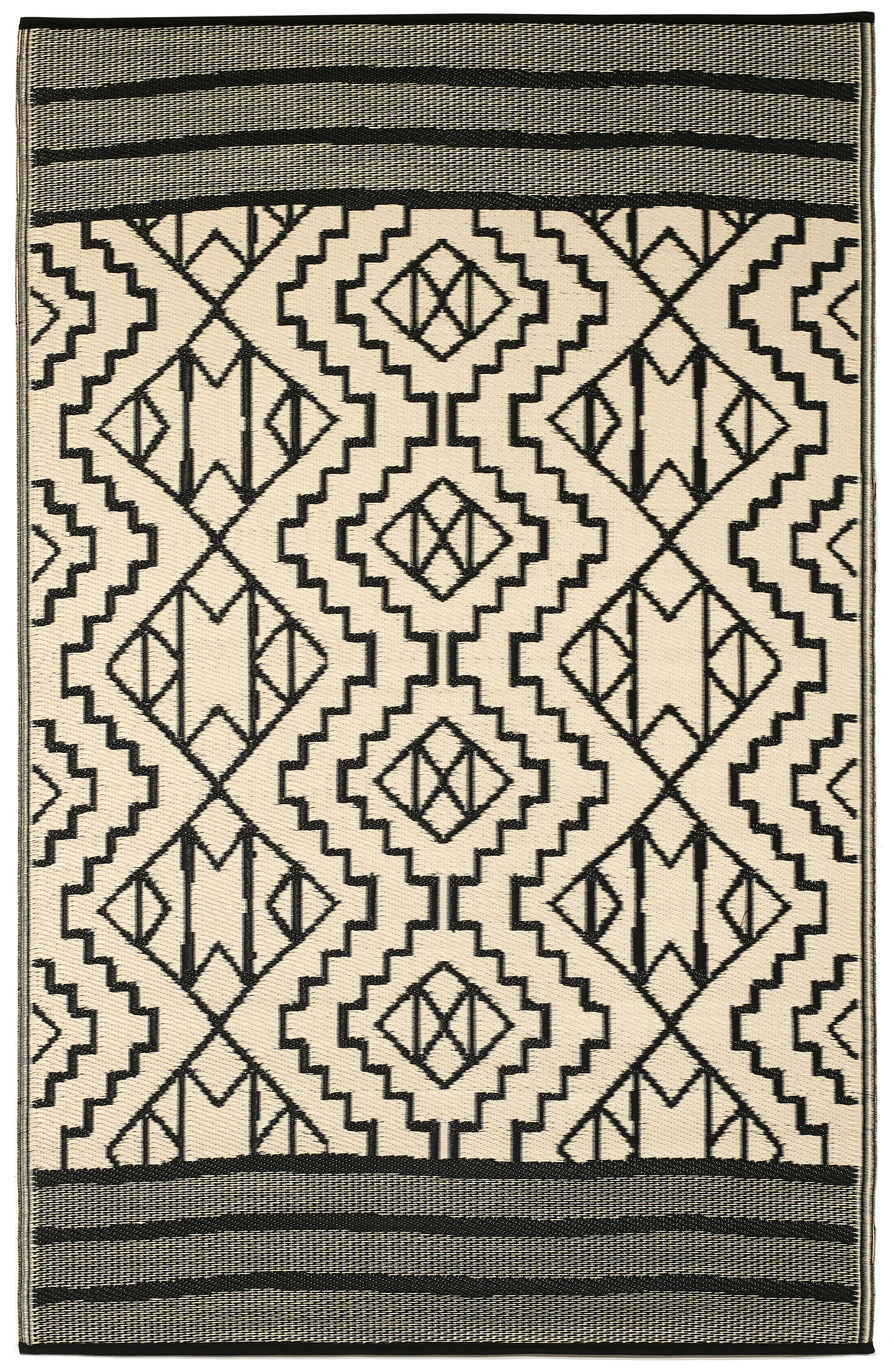 Kilimanjaro - Black Outdoor Rug for Patio FINAL SALE - Image 3