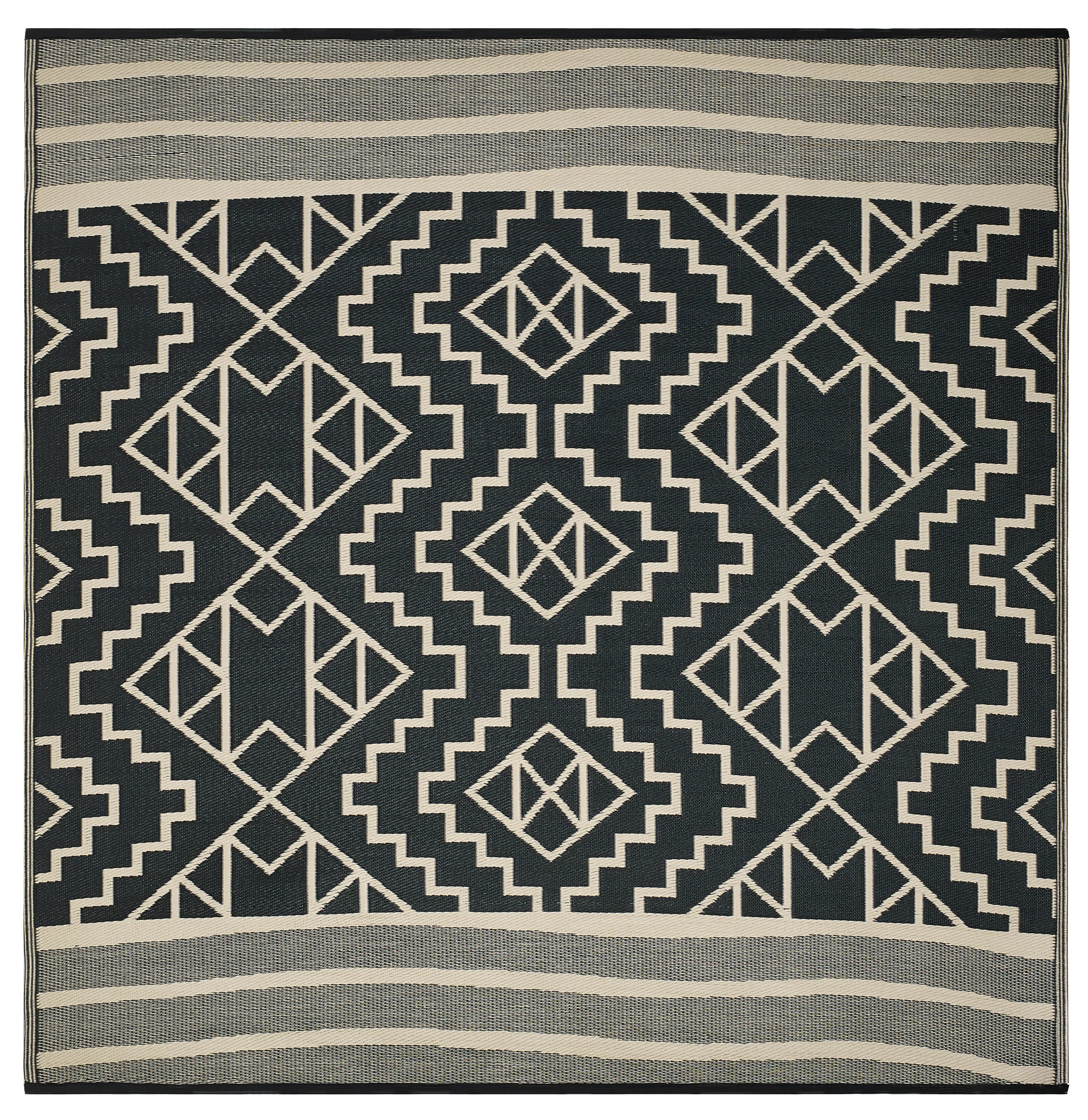 Kilimanjaro - Black Outdoor Rug for Patio FINAL SALE - Image 7